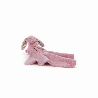 Jellycat Blossom Tulip Bunny Soothers USA | 84023VYHL